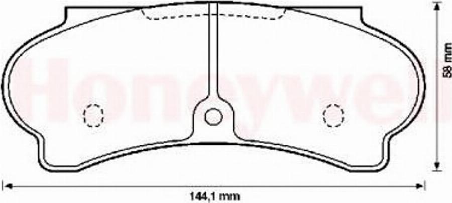 BENDIX 571217B - Kit pastiglie freno, Freno a disco autozon.pro