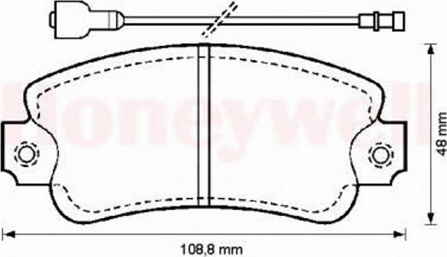 BENDIX 571285B - Kit pastiglie freno, Freno a disco autozon.pro