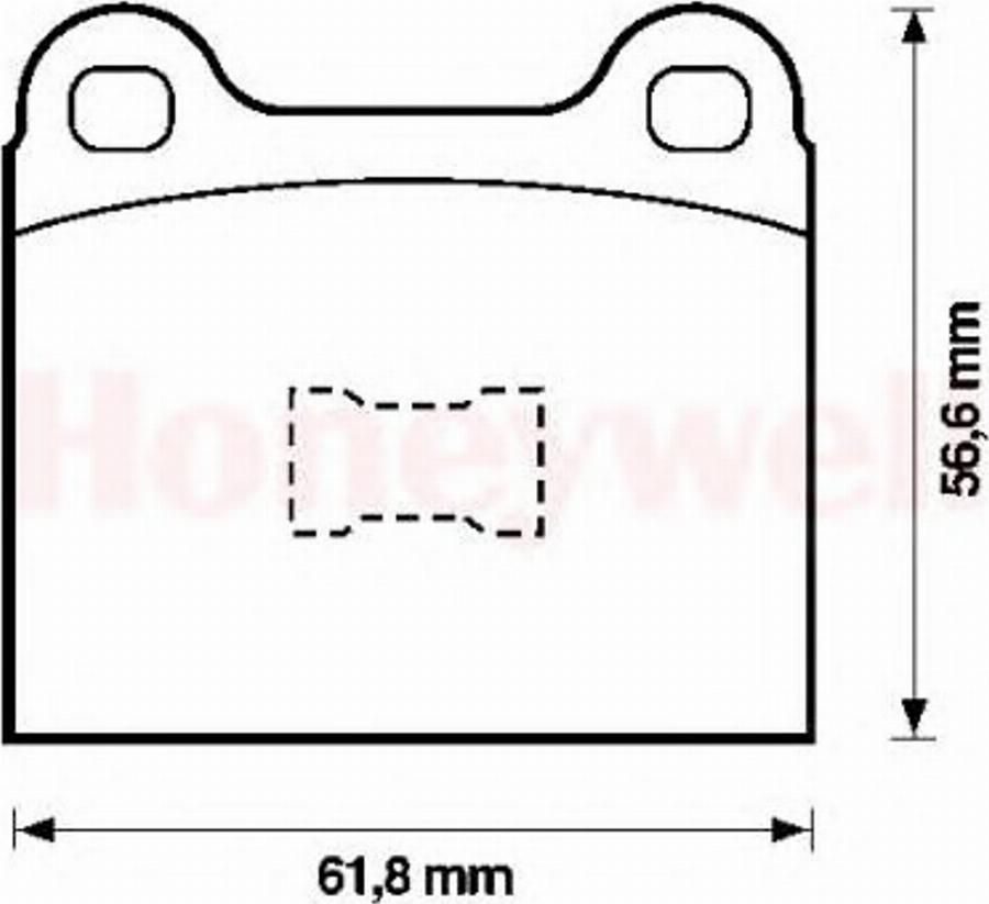 BENDIX 571221X - Kit pastiglie freno, Freno a disco autozon.pro