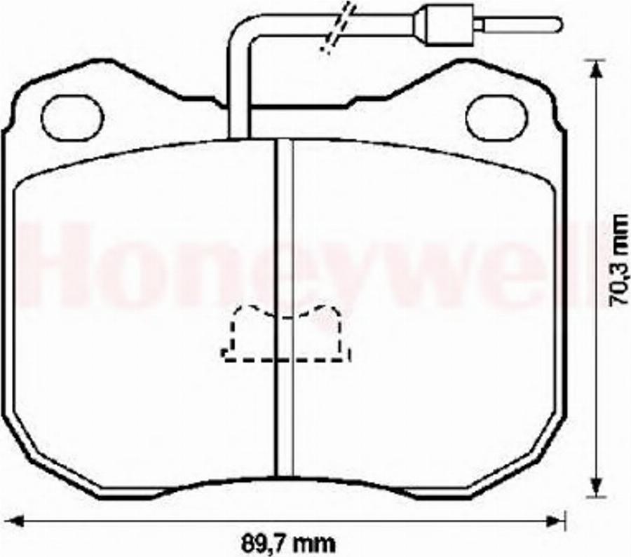 BENDIX 571228B - Kit pastiglie freno, Freno a disco autozon.pro