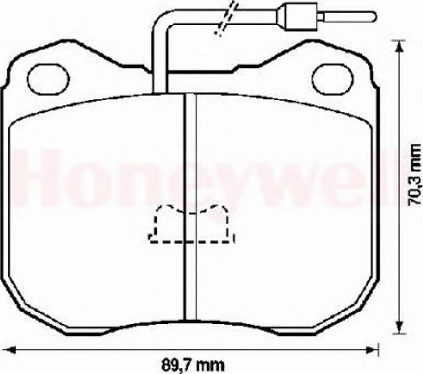 BENDIX 571228X - Kit pastiglie freno, Freno a disco autozon.pro