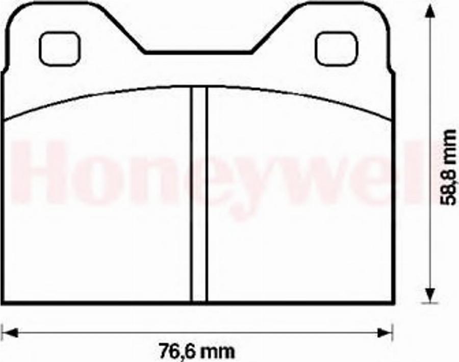 BENDIX 571222B - Kit pastiglie freno, Freno a disco autozon.pro