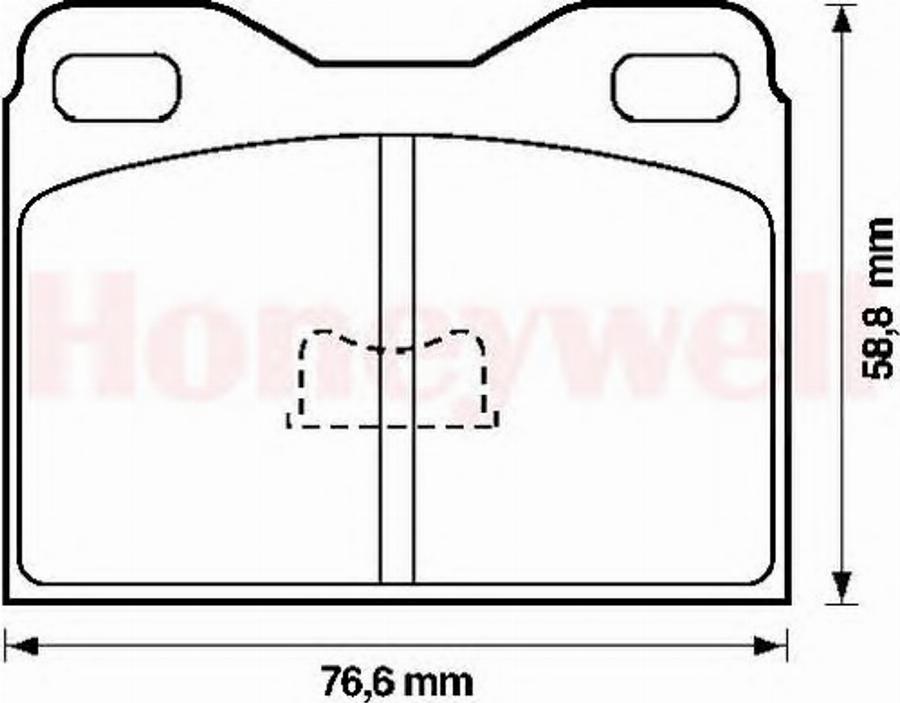 BENDIX 571227B - Kit pastiglie freno, Freno a disco autozon.pro