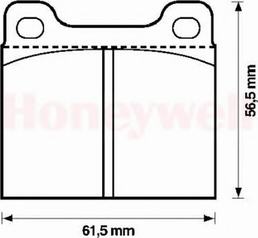 BENDIX 571279B - Kit pastiglie freno, Freno a disco autozon.pro