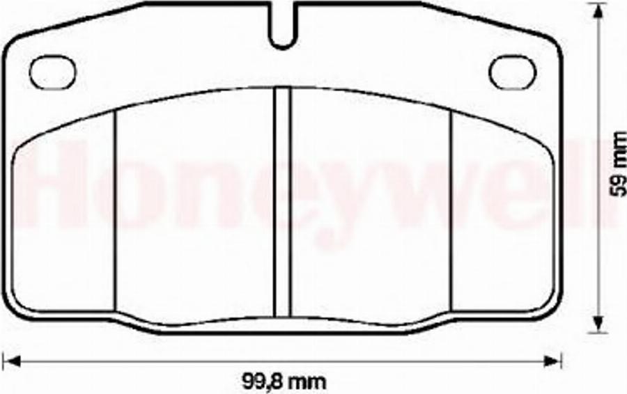 BENDIX 571276B - Kit pastiglie freno, Freno a disco autozon.pro