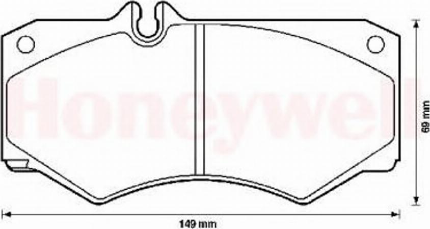 BENDIX 571272B - Kit pastiglie freno, Freno a disco autozon.pro