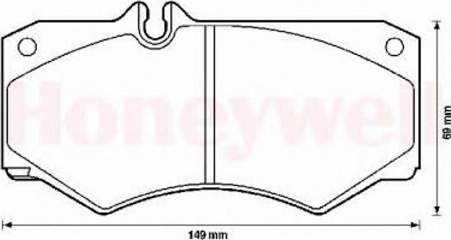 BENDIX 571272X - Kit pastiglie freno, Freno a disco autozon.pro