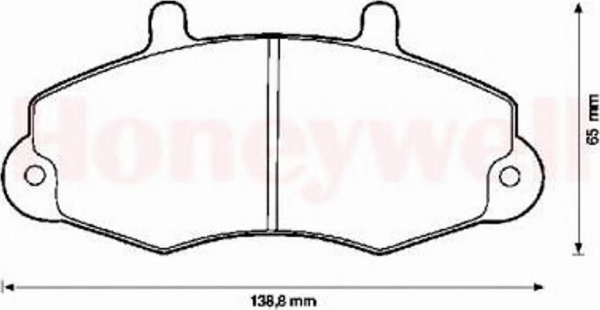 BENDIX 571745X - Kit pastiglie freno, Freno a disco autozon.pro