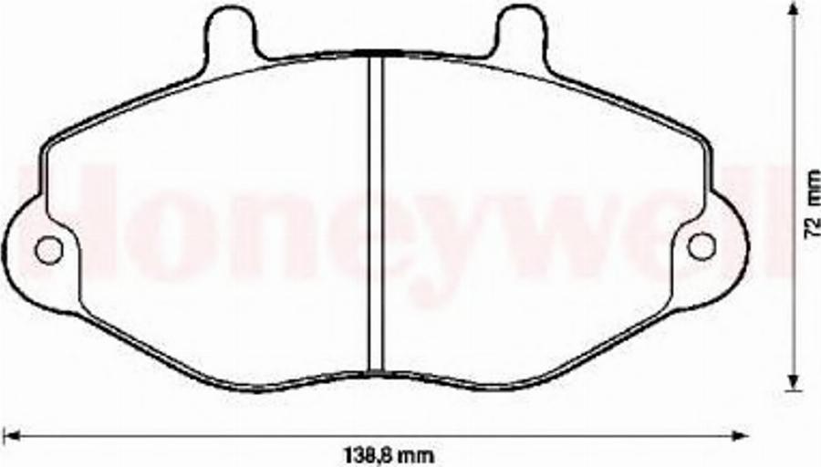 BENDIX 571746B - Kit pastiglie freno, Freno a disco autozon.pro