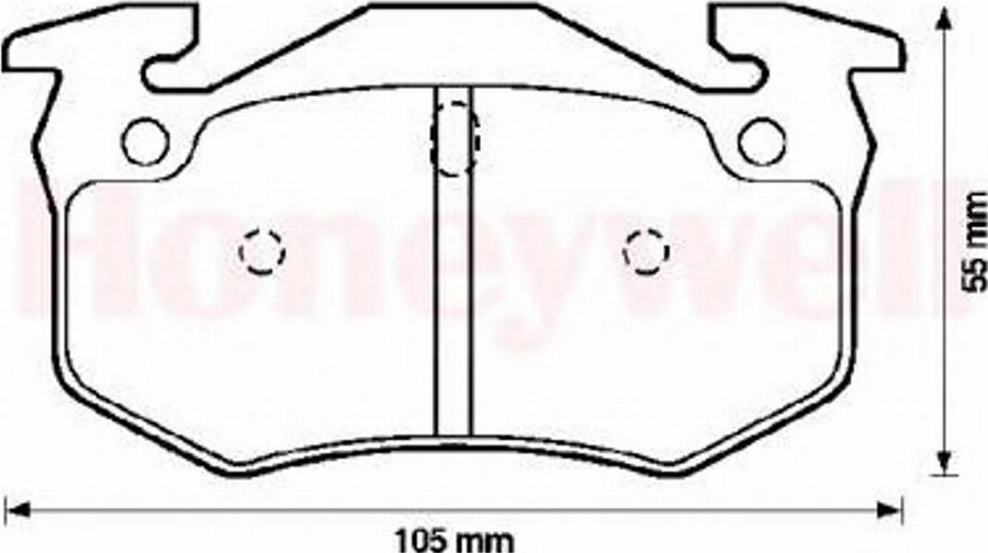 BENDIX 571747X - Kit pastiglie freno, Freno a disco autozon.pro