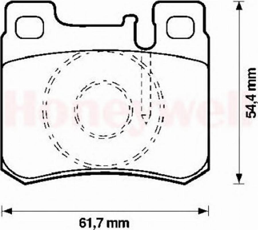 BENDIX 571753X - Kit pastiglie freno, Freno a disco autozon.pro