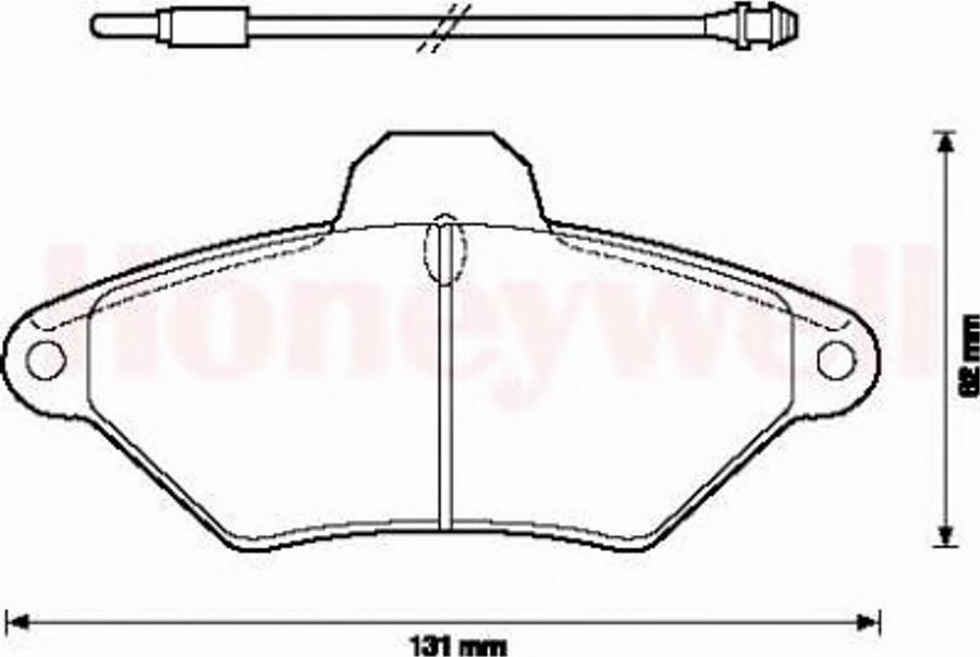 BENDIX 571757B - Kit pastiglie freno, Freno a disco autozon.pro