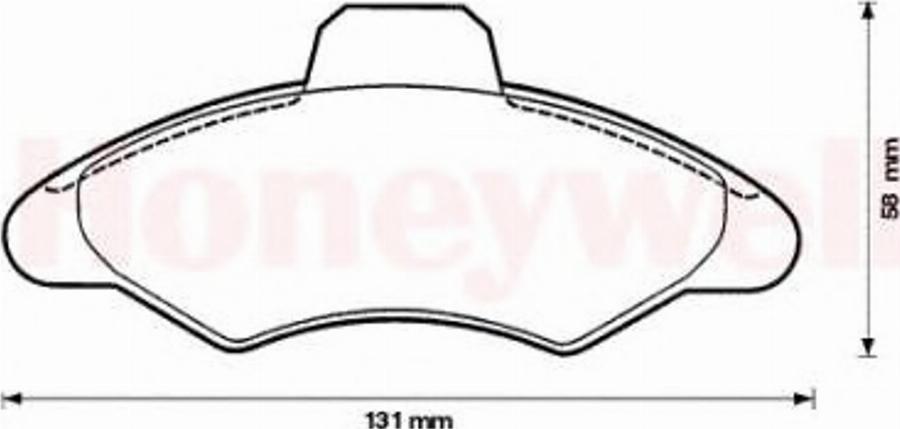 BENDIX 571725B - Kit pastiglie freno, Freno a disco autozon.pro