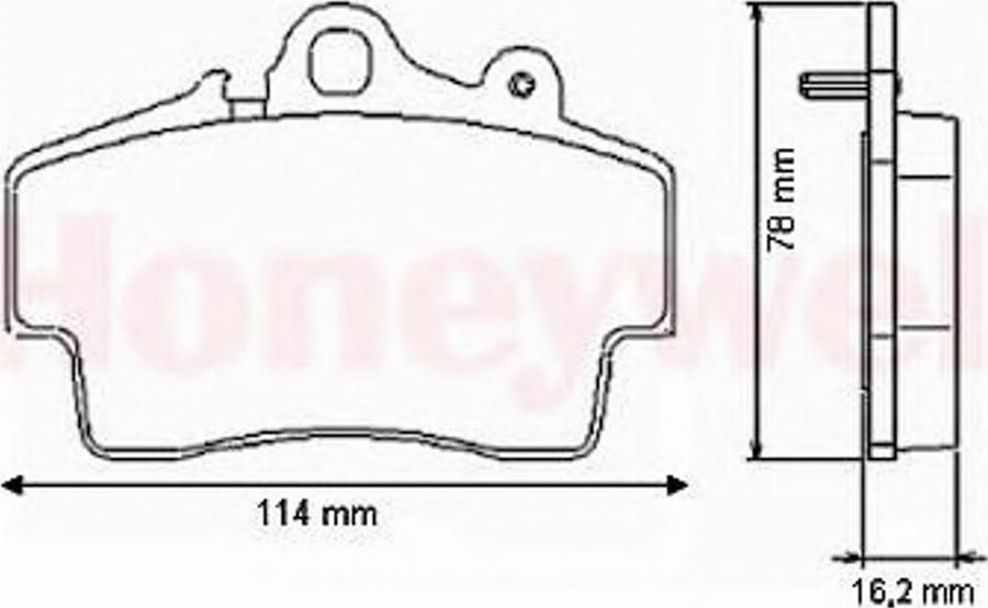 BENDIX 573043 B - Kit pastiglie freno, Freno a disco autozon.pro