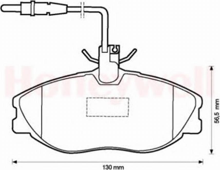 BENDIX 573000 B - Kit pastiglie freno, Freno a disco autozon.pro