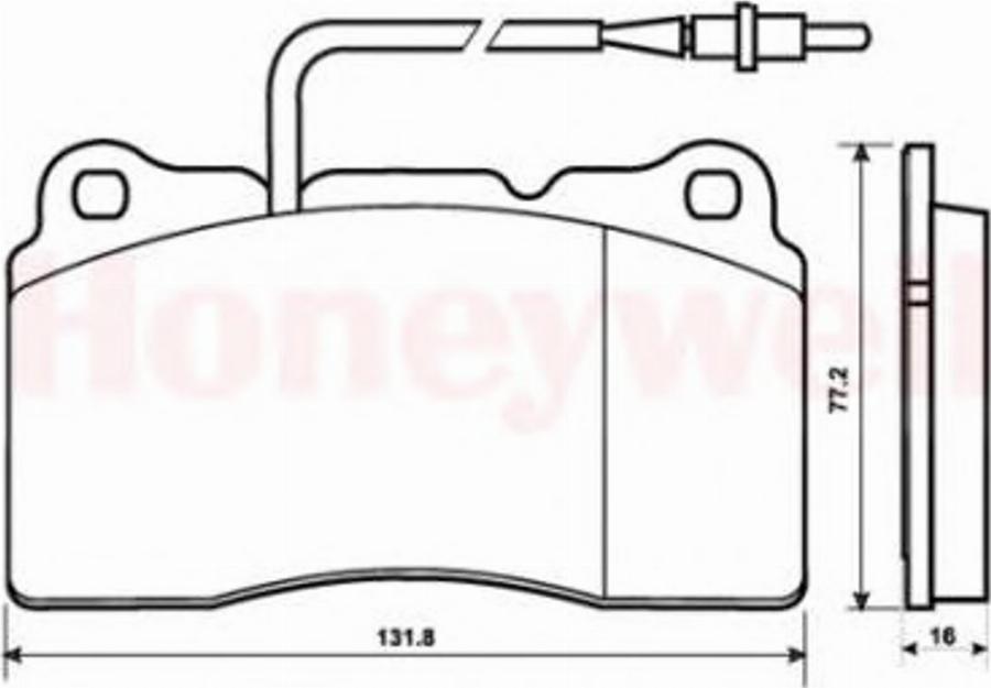 BENDIX 573001B - Kit pastiglie freno, Freno a disco autozon.pro