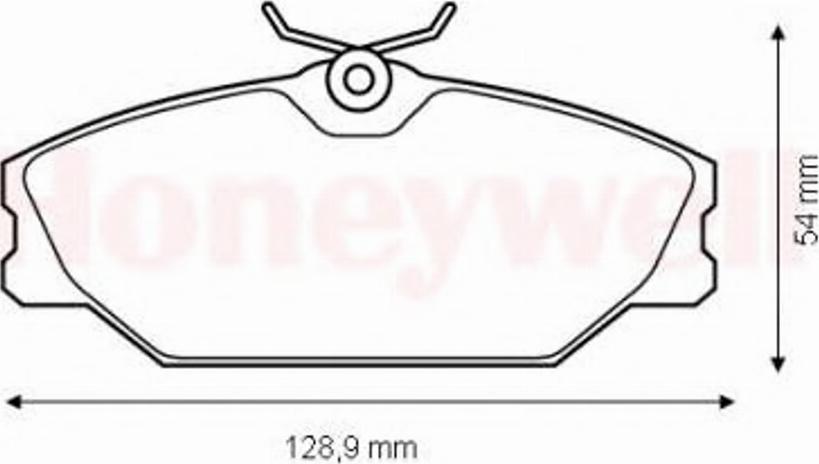 BENDIX 573008 B - Kit pastiglie freno, Freno a disco autozon.pro