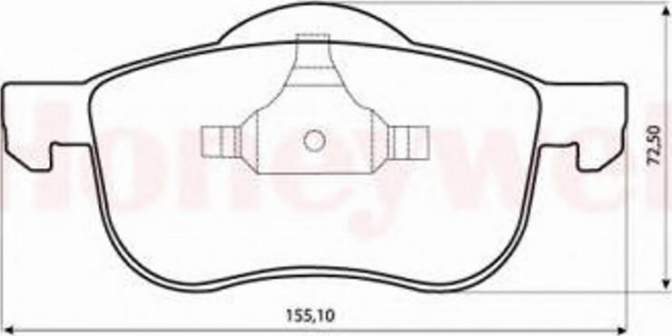 BENDIX 573003 B - Kit pastiglie freno, Freno a disco autozon.pro