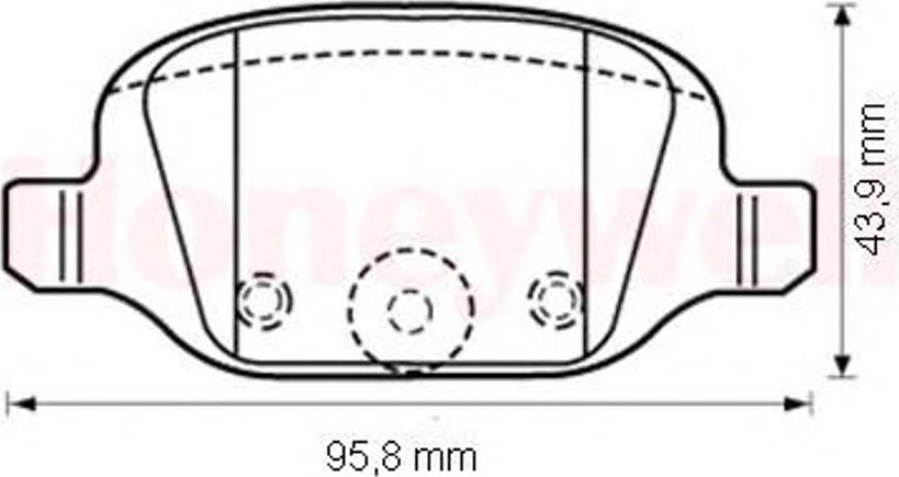 BENDIX 573019B - Kit pastiglie freno, Freno a disco autozon.pro