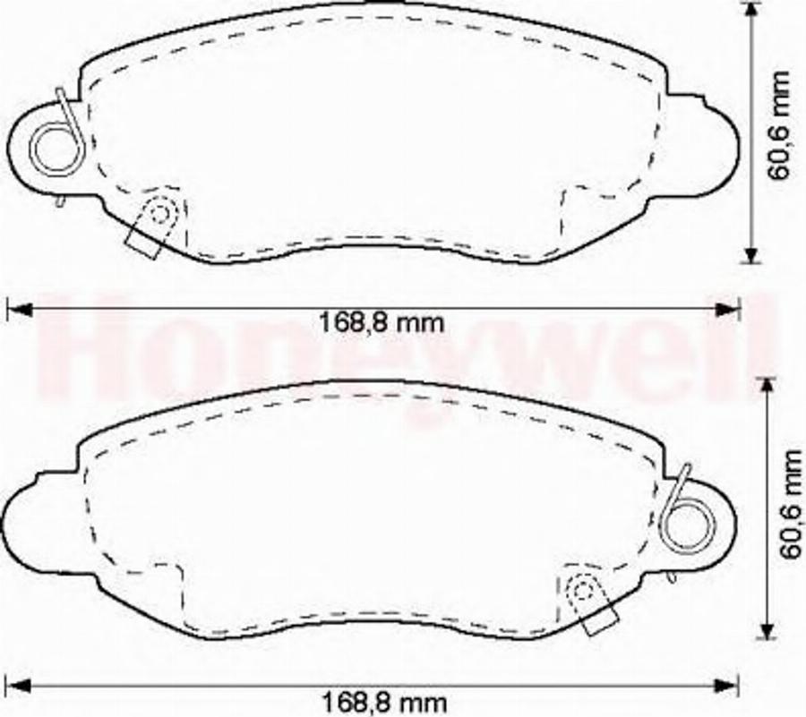 BENDIX 573015B - Kit pastiglie freno, Freno a disco autozon.pro