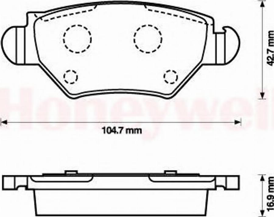 BENDIX 573010 B - Kit pastiglie freno, Freno a disco autozon.pro