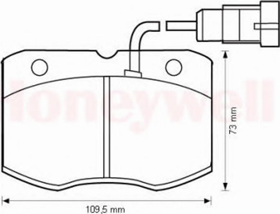 BENDIX 573081B - Kit pastiglie freno, Freno a disco autozon.pro