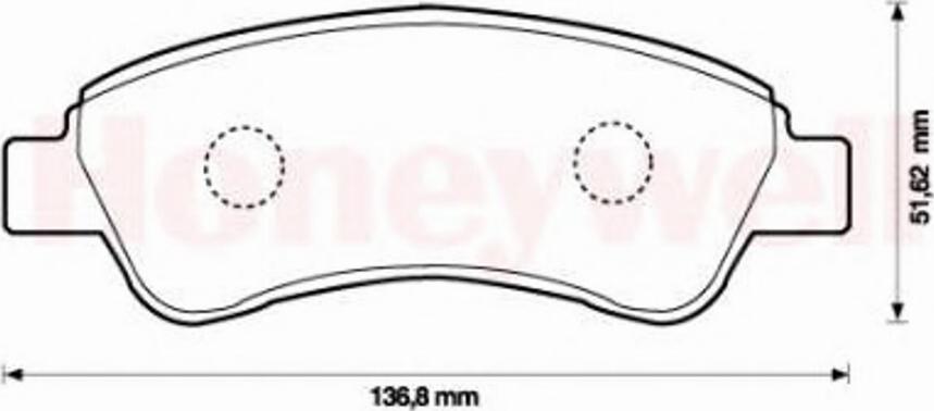 BENDIX 573030 B - Kit pastiglie freno, Freno a disco autozon.pro