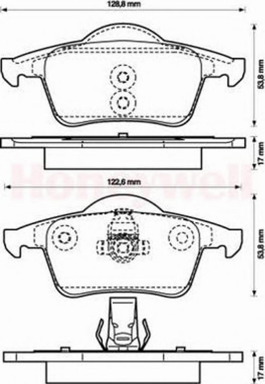 BENDIX 573021 B - Kit pastiglie freno, Freno a disco autozon.pro