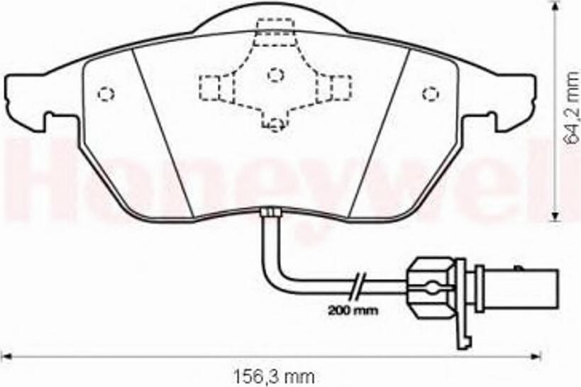 BENDIX 573022 B - Kit pastiglie freno, Freno a disco autozon.pro