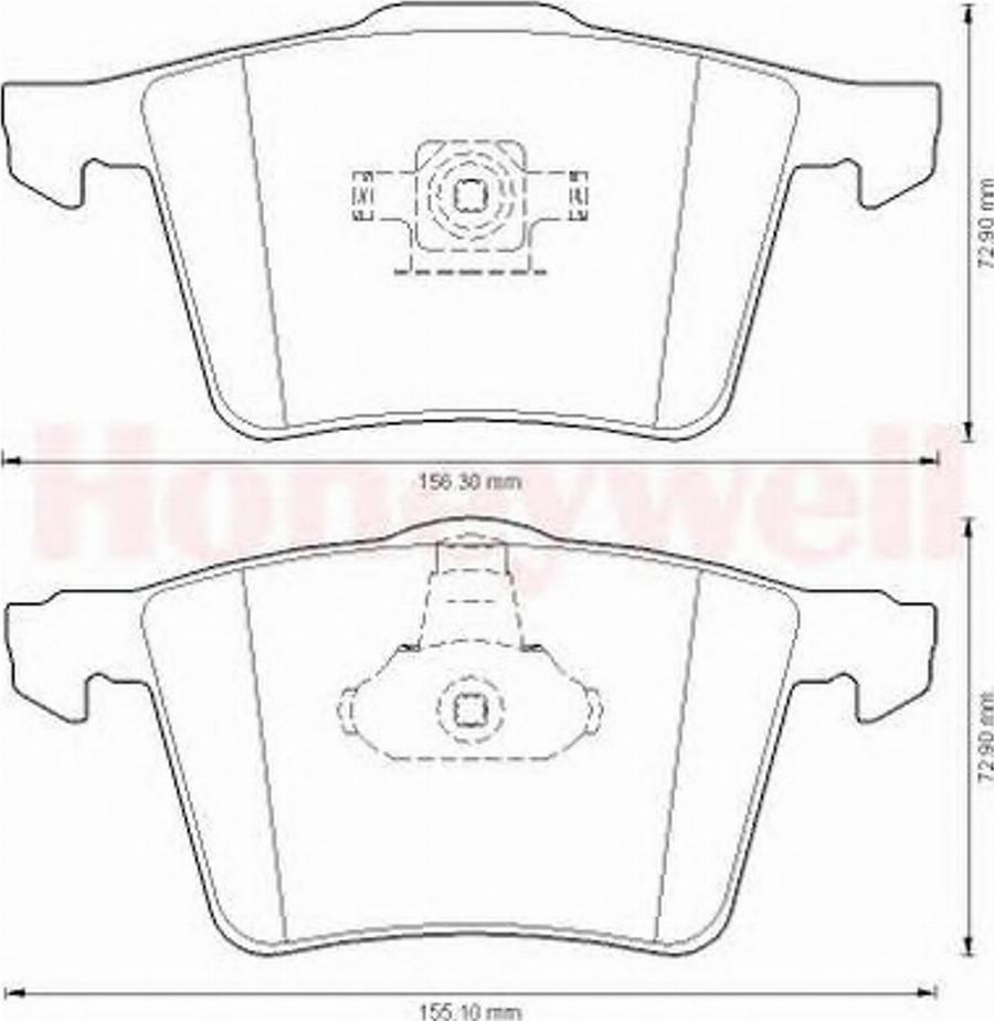 BENDIX 573199B - Kit pastiglie freno, Freno a disco autozon.pro