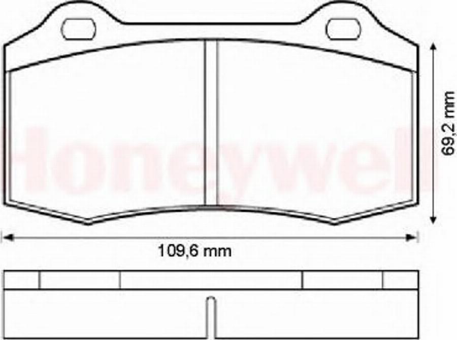 BENDIX 573149B - Kit pastiglie freno, Freno a disco autozon.pro