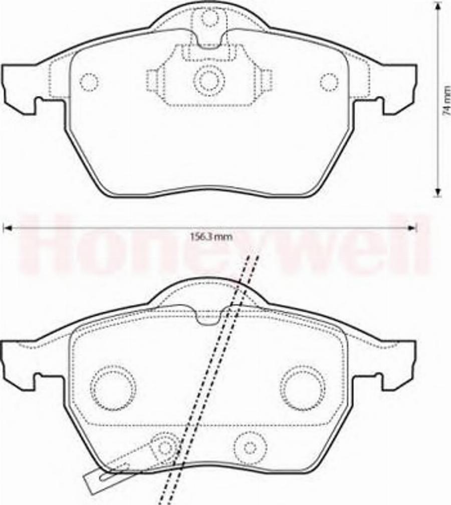 BENDIX 573146B - Kit pastiglie freno, Freno a disco autozon.pro