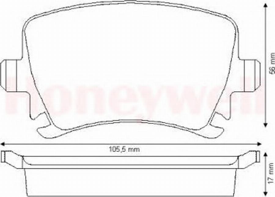 BENDIX 573158B - Kit pastiglie freno, Freno a disco autozon.pro