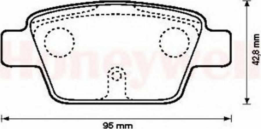 BENDIX 573105B - Kit pastiglie freno, Freno a disco autozon.pro