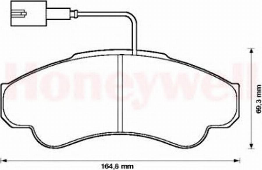 BENDIX 573114B - Kit pastiglie freno, Freno a disco autozon.pro