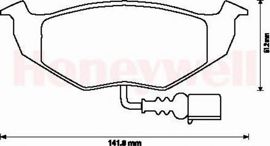 BENDIX 573111B - Kit pastiglie freno, Freno a disco autozon.pro