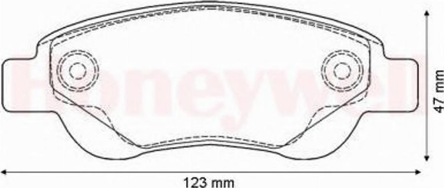 BENDIX 573135B - Kit pastiglie freno, Freno a disco autozon.pro