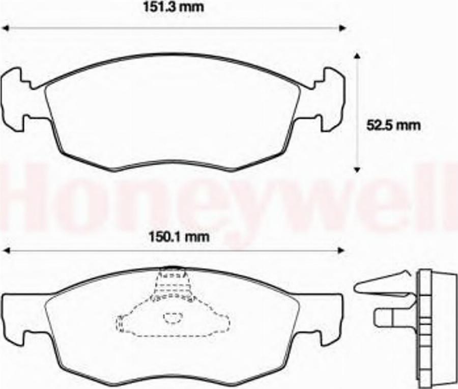 BENDIX 573130B - Kit pastiglie freno, Freno a disco autozon.pro