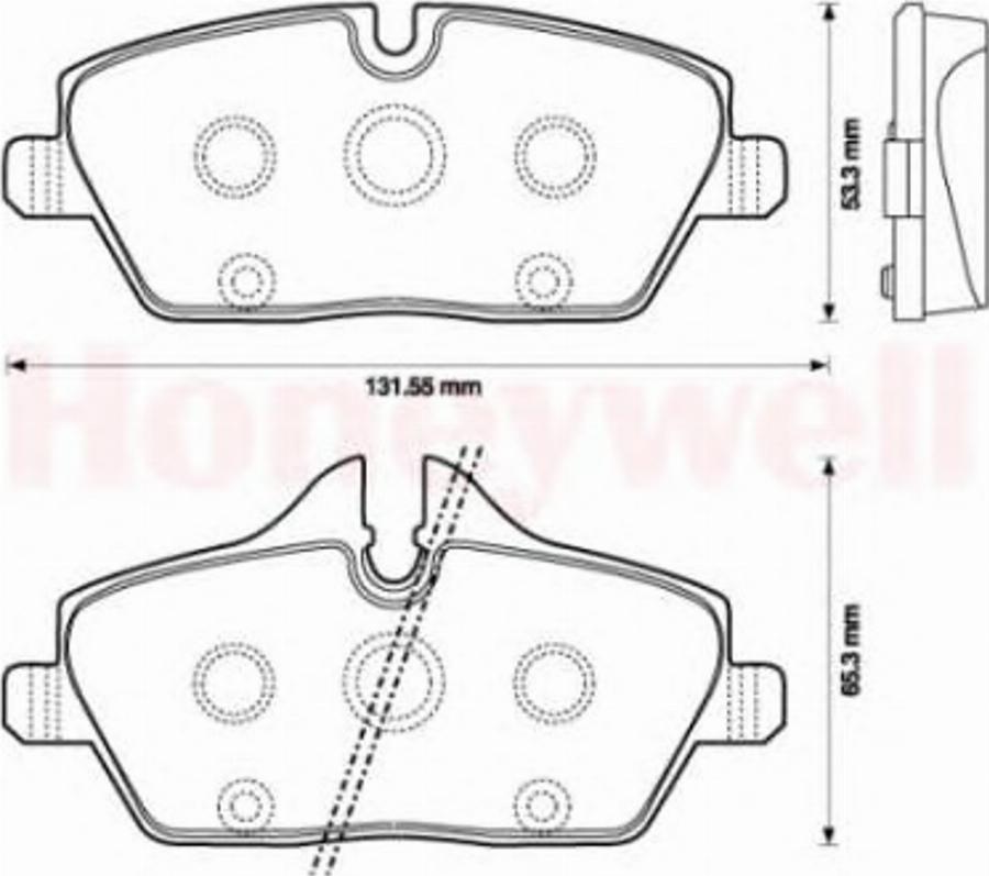 BENDIX 573137X - Kit pastiglie freno, Freno a disco autozon.pro