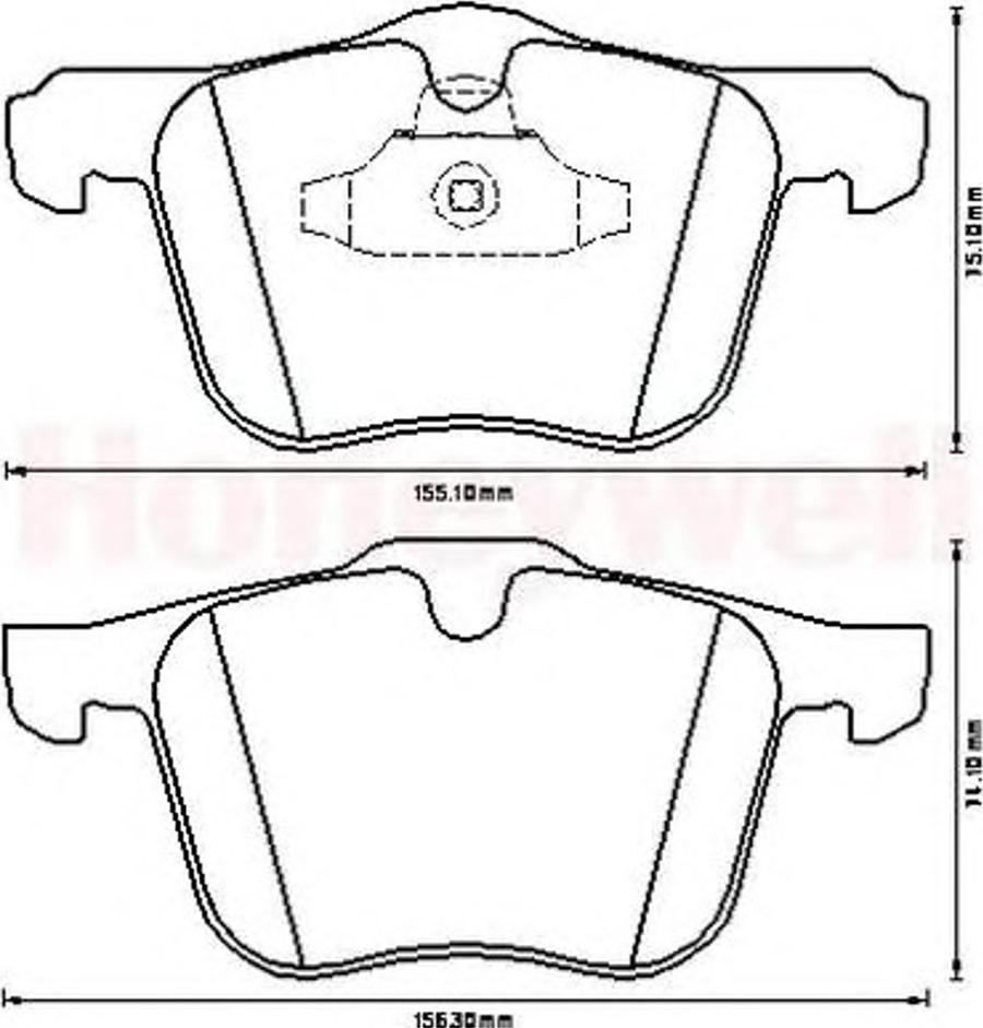 BENDIX 573179B - Kit pastiglie freno, Freno a disco autozon.pro