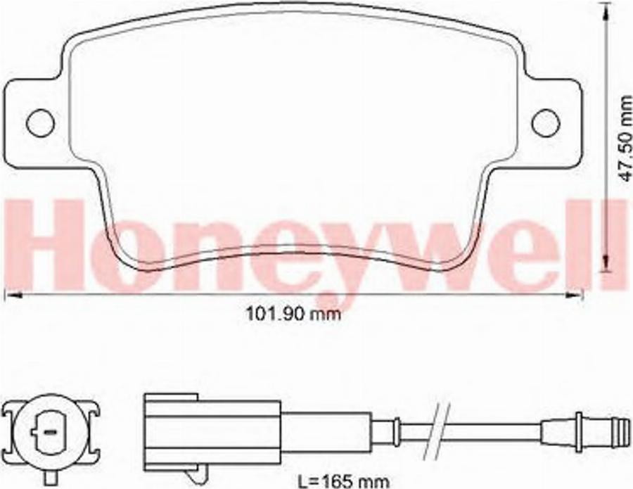 BENDIX 573345B - Kit pastiglie freno, Freno a disco autozon.pro