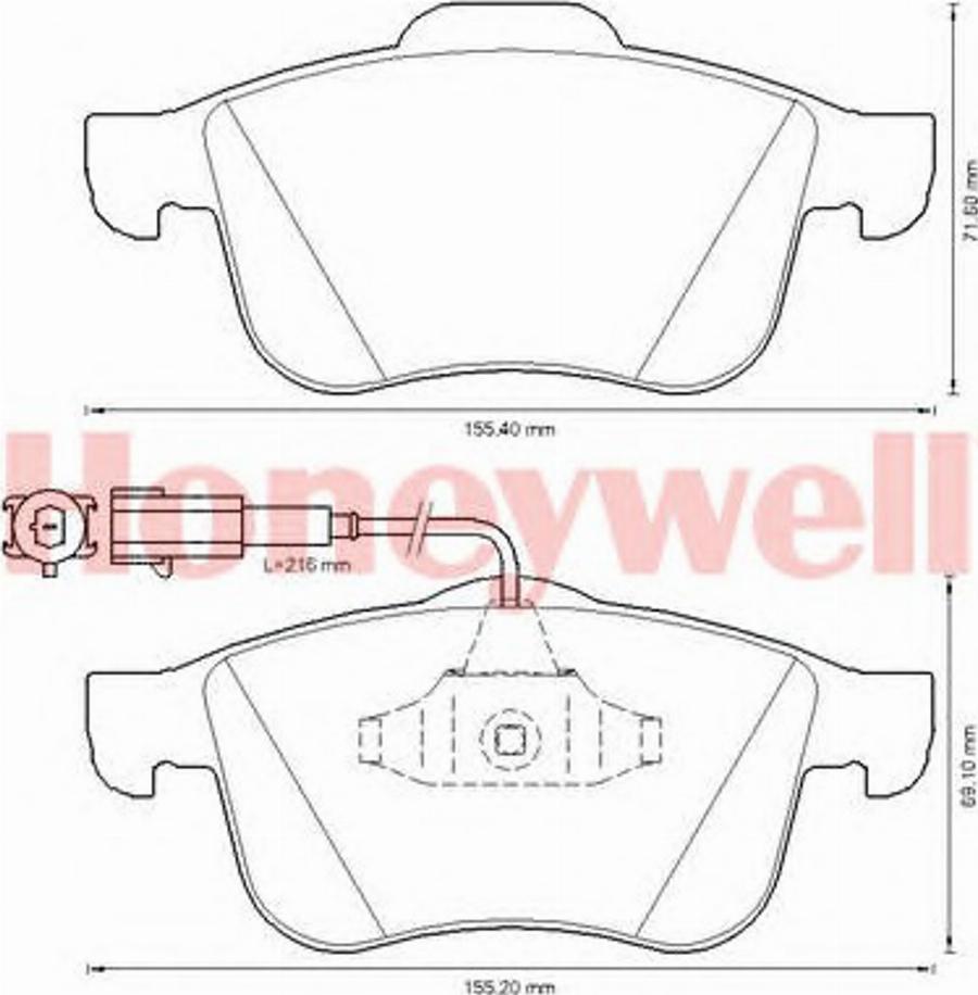 BENDIX 573350B - Kit pastiglie freno, Freno a disco autozon.pro