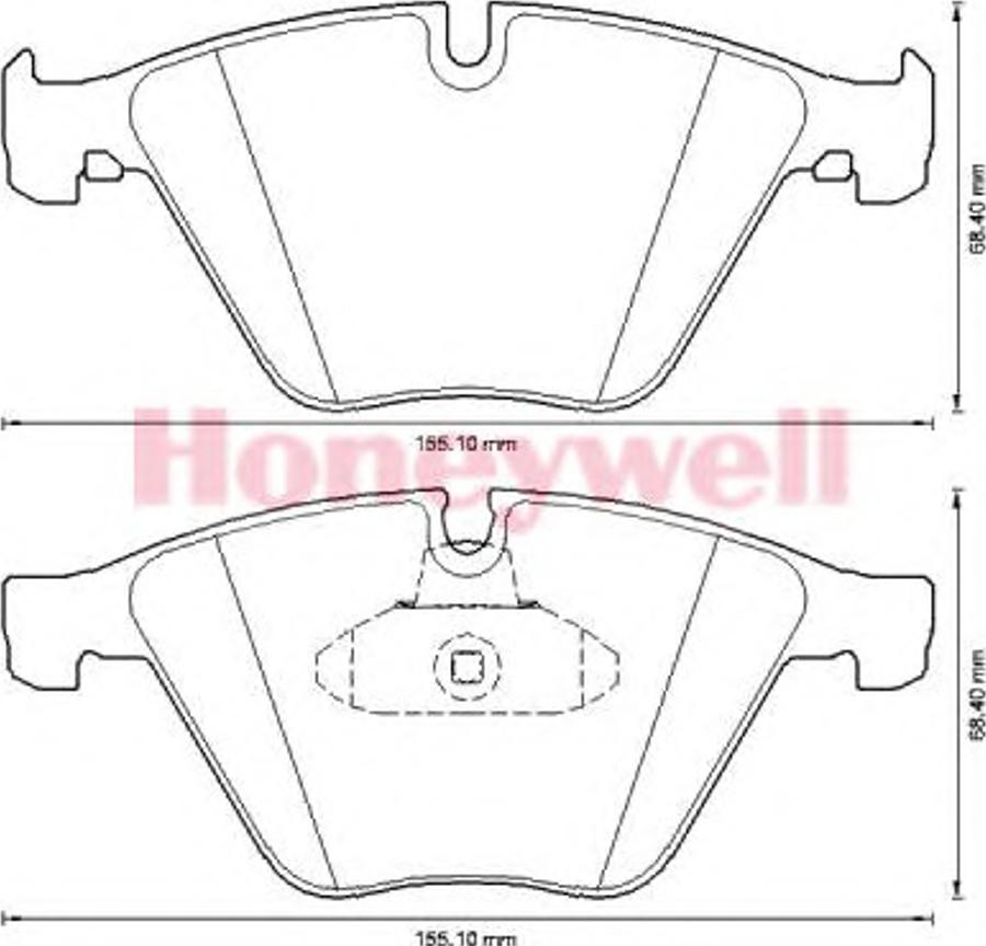 BENDIX 573305B - Kit pastiglie freno, Freno a disco autozon.pro