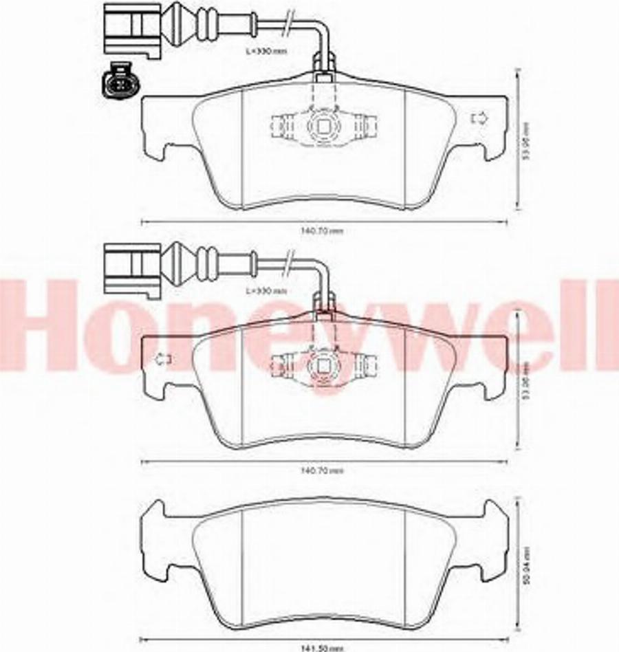 BENDIX 573301B - Kit pastiglie freno, Freno a disco autozon.pro