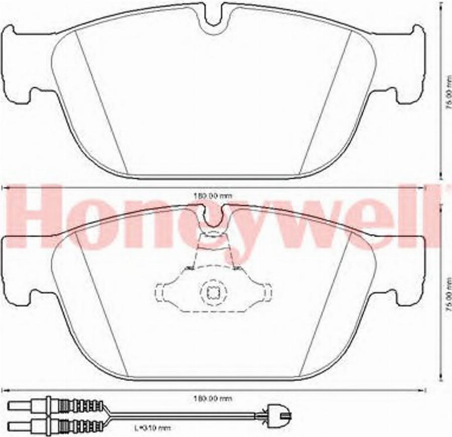 BENDIX 573338B - Kit pastiglie freno, Freno a disco autozon.pro