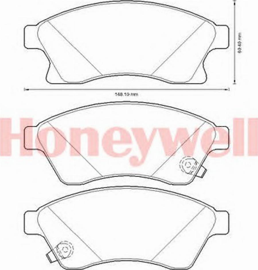 BENDIX 573332B - Kit pastiglie freno, Freno a disco autozon.pro