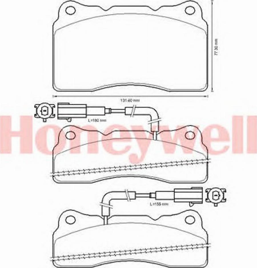 BENDIX 573322B - Kit pastiglie freno, Freno a disco autozon.pro