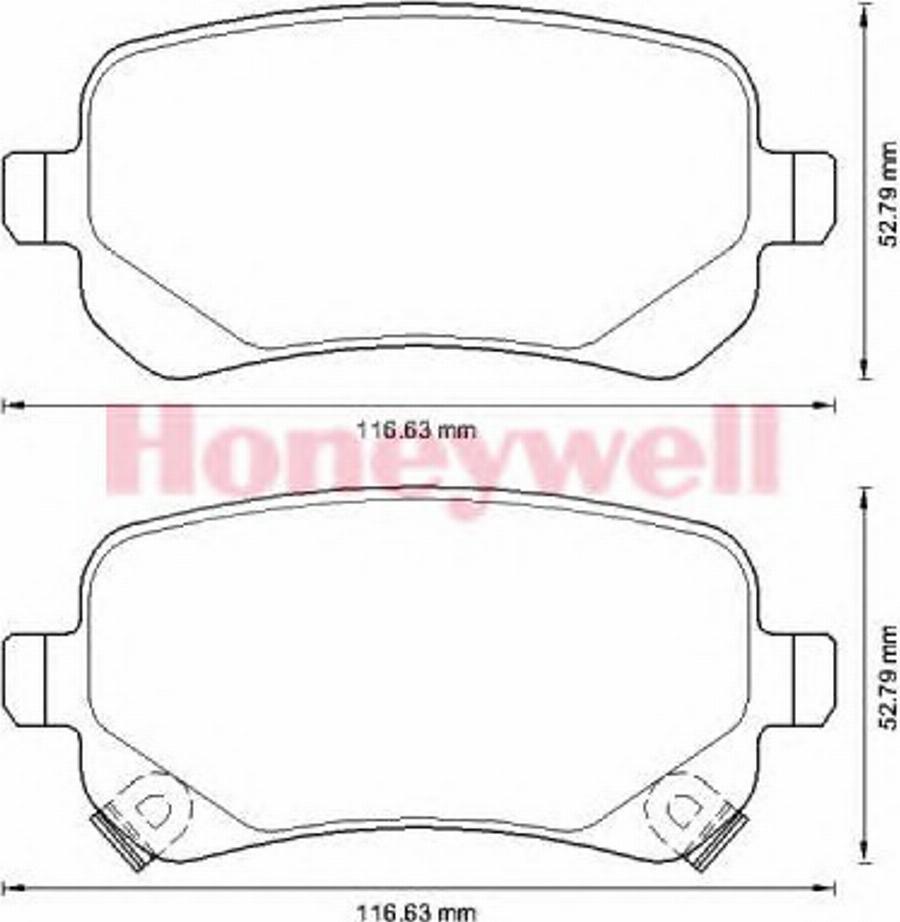 BENDIX 573299B - Kit pastiglie freno, Freno a disco autozon.pro