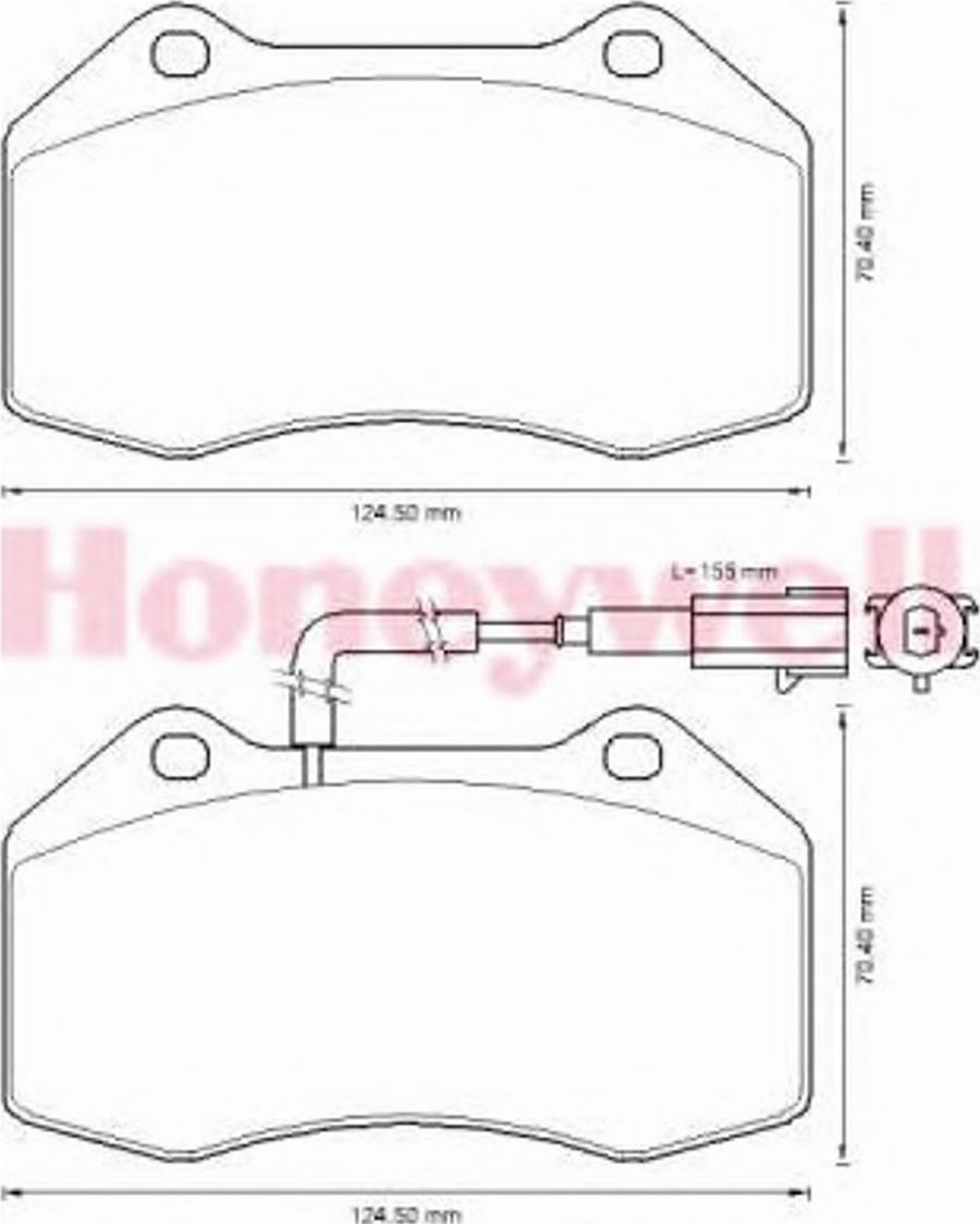 BENDIX 573290B - Kit pastiglie freno, Freno a disco autozon.pro