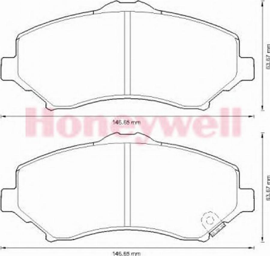 BENDIX 573298B - Kit pastiglie freno, Freno a disco autozon.pro